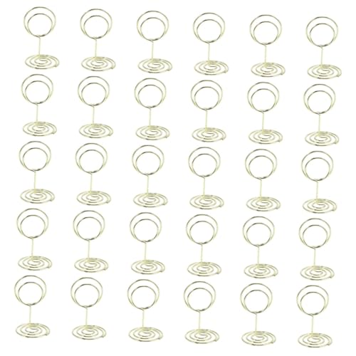 TOGEVAL 30 Stück Teiliges Metall Kartenhalter Tischkartenhalter Rund mit Sockel Stabile Notizklammer Bildhalter für Memo Fotos Tischnummern Partydekoration Langlebig und Vielseitig TOGEVAL 30 Stück Teiliges Metall Kartenhalter Tischkartenhalter Rund mit Sockel Stabile Notizklammer Bildhalter für Memo Fotos Tischnummern Partydekoration Langlebig und Vielseitig von TOGEVAL
