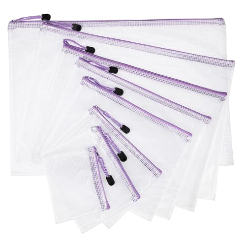 TOGEVAL 32 Stück Teiliges Mesh Zipper Beutel Transparente Netz Organizer in Verschiedenen Robuste Reißverschlusstaschen für Büro Schule Dokumenten und Kleinteileaufbewahrung Leicht und TOGEVAL 32 Stück Teiliges Mesh Zipper Beutel Transparente Netz Organizer in Verschiedenen Robuste Reißverschlusstaschen für Büro Schule Dokumenten und Kleinteileaufbewahrung Leicht und von TOGEVAL