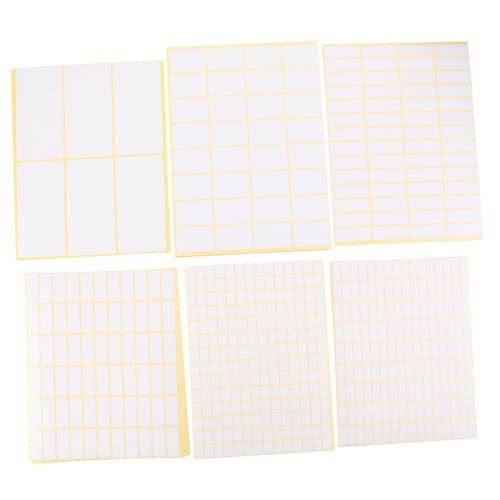 TOGEVAL 36 Blatt Blanko Selbstklebende Namensetiketten Beschreibbare Adress Klassifizierungsaufkleber Leicht Abziehbar Rückstandsfrei für Schule Büro und Scrapbooking TOGEVAL 36 Blatt Blanko Selbstklebende Namensetiketten Beschreibbare Adress Klassifizierungsaufkleber Leicht Abziehbar Rückstandsfrei für Schule Büro und Scrapbooking von TOGEVAL