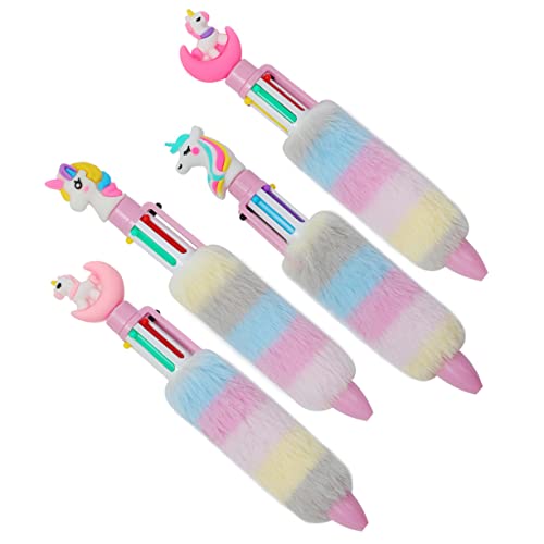 TOGEVAL 4 Stück Einhorn Kugelschreiber Mehrfarbiger Stift Bunte Einhornstifte Bunter Stift Einhorn-kugelschreiber Süße Stifte Mehrfarbige Stifte Für Kinder Einhorn-mehrfarbenstifte Plastik TOGEVAL 4 Stück Einhorn Kugelschreiber Mehrfarbiger Stift Bunte Einhornstifte Bunter Stift Einhorn-kugelschreiber Süße Stifte Mehrfarbige Stifte Für Kinder Einhorn-mehrfarbenstifte Plastik von TOGEVAL