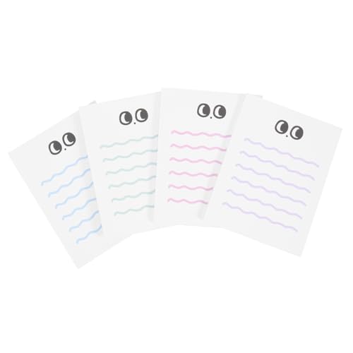 TOGEVAL 4 Stück Praktischer Teilig Memo Pad Haftfreies Schreibpapier in Blau Violett Grün Glattes Notizblock für Schüler Handliches To Do Listen Papier für Nachrichten und Planungen TOGEVAL 4 Stück Praktischer Teilig Memo Pad Haftfreies Schreibpapier in Blau Violett Grün Glattes Notizblock für Schüler Handliches To Do Listen Papier für Nachrichten und Planungen von TOGEVAL