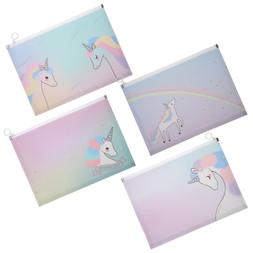 TOGEVAL 4 Stück Teiliges Dokumententaschen Wasserdichte Zip Beutel aus Robustem Kunststoff Praktische Organizer für Büro und Reise Vielseitig Einsetzbar zur Aufbewahrung von Unterlagen TOGEVAL 4 Stück Teiliges Dokumententaschen Wasserdichte Zip Beutel aus Robustem Kunststoff Praktische Organizer für Büro und Reise Vielseitig Einsetzbar zur Aufbewahrung von Unterlagen von TOGEVAL