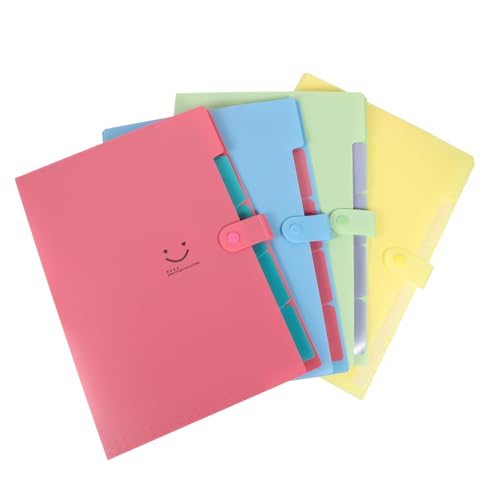 TOGEVAL 4 Stück Teiliges Fächermappe Erweiterbare Dokumententaschen mit Beschriftungsfeld Tragbare Ordner für Quittungen Belege Bargeld für Büro Schule und Reisen TOGEVAL 4 Stück Teiliges Fächermappe Erweiterbare Dokumententaschen mit Beschriftungsfeld Tragbare Ordner für Quittungen Belege Bargeld für Büro Schule und Reisen von TOGEVAL