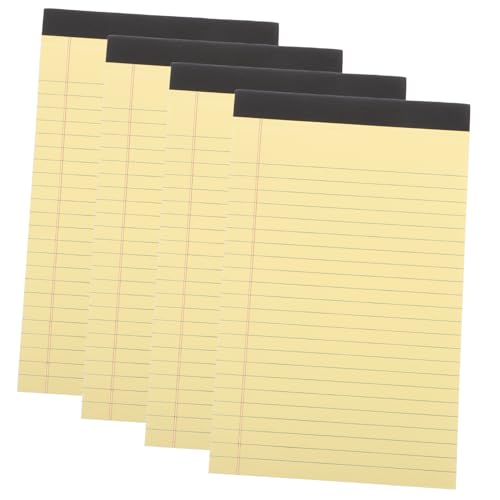 TOGEVAL 4 Stück Teiliges Notizblock Liniert Abreißbar Glattes Papier für Büro und Schule Kleiner Legal Pad für Tägliche Planung und Handschriftliche Notizen TOGEVAL 4 Stück Teiliges Notizblock Liniert Abreißbar Glattes Papier für Büro und Schule Kleiner Legal Pad für Tägliche Planung und Handschriftliche Notizen von TOGEVAL