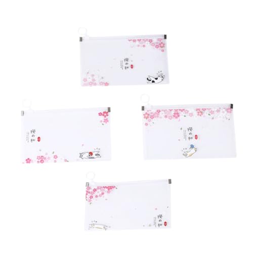 TOGEVAL 4 Stück Teiliges Wasserdichtes Aufbewahrungsset Cartoon Dokumentenbeutel mit Clip Kleine Praktische Organizer für Schüler für Masken und Reisegebrauch TOGEVAL 4 Stück Teiliges Wasserdichtes Aufbewahrungsset Cartoon Dokumentenbeutel mit Clip Kleine Praktische Organizer für Schüler für Masken und Reisegebrauch von TOGEVAL