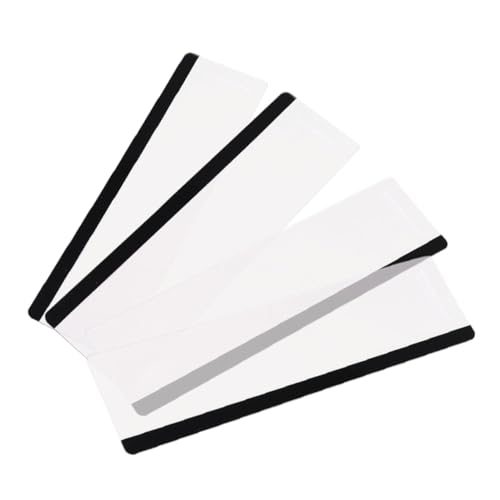 TOGEVAL 4 Stück Überwachen Sie Haftnotizen Bürobedarf für Männer Zettelhalter überwachen Computer Monitor -Memo -Karte Computer Desk Accessoires Notizblockhalter Acryl Transparent von TOGEVAL