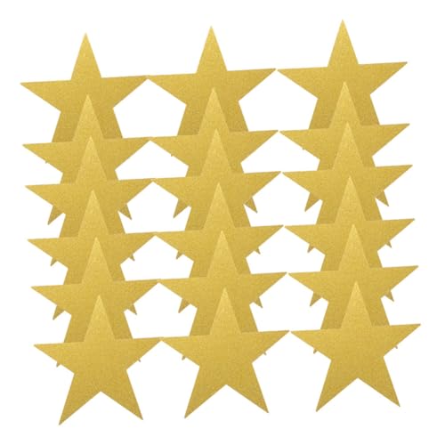 TOGEVAL 48 Stück Teiliges Glitzernde Stern Ausschnitte aus Papier für Diy Projekte Dekorationen für Klassenzimmer und Pinnwände Robustes Material Kinderfreundlich für von TOGEVAL