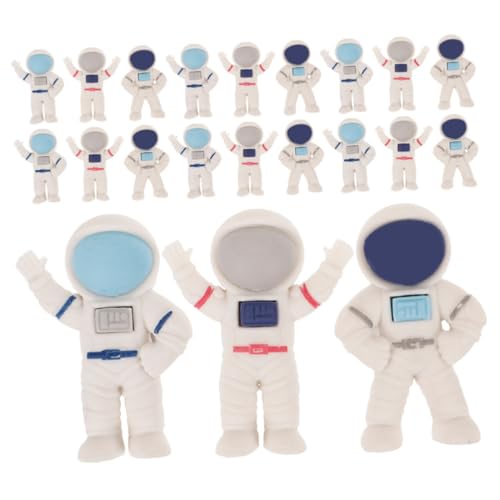 TOGEVAL 48 Stück Teiliges Mini Weltraum Radiergummi aus Sicherem Tpr Material Niedliche Astronauten Formen als Schulbedarf und Mitgebsel für Kindergeburtstag Mädchen und Jungen Bunte von TOGEVAL