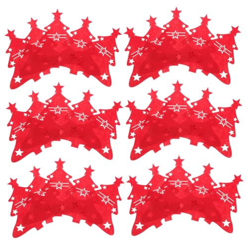 TOGEVAL 48 Stück Teiliges Weihnachtsbaum-Design aus Stabilem Filz Rote Besteckbeutel für Festliche Tischdekoration für Partys und Organisiertes Servieren bei Weihnachtsessen TOGEVAL 48 Stück Teiliges Weihnachtsbaum-Design aus Stabilem Filz Rote Besteckbeutel für Festliche Tischdekoration für Partys und Organisiertes Servieren bei Weihnachtsessen von TOGEVAL