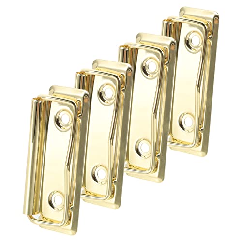 TOGEVAL 4Stücke Metall Clipboard Clips Bindemittel Clips für Dokumente Starke Klemmkraft für Schule und Büro Goldene Klammern für Organisation und Präsentation TOGEVAL 4Stücke Metall Clipboard Clips Bindemittel Clips für Dokumente Starke Klemmkraft für Schule und Büro Goldene Klammern für Organisation und Präsentation von TOGEVAL
