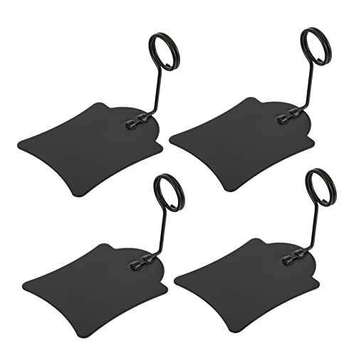 TOGEVAL 4Stücke Metall Preisschild Clips für Supermarkt Etikettenhalter mit Stabiler Basis Korrosionsbeständig und Langlebig für Produktpräsentation Geschäften von TOGEVAL
