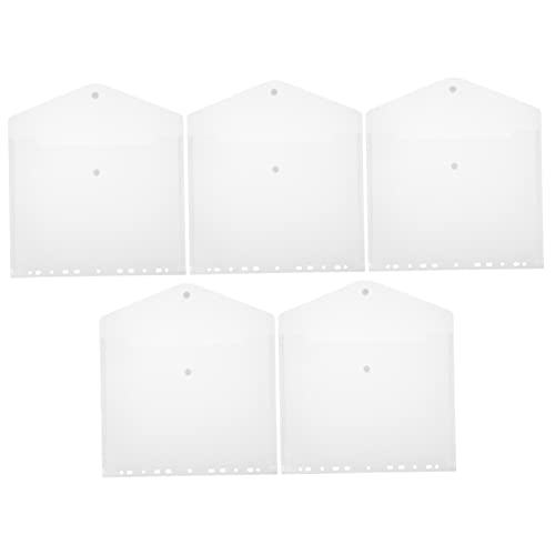 TOGEVAL 5 Stück Foto Taschen Transparente Dokumentenmappe für Fotos Postkarten Unterlagen Leichte Langlebige PP Aktenhüllen mit Lochung für Ordner TOGEVAL 5 Stück Foto Taschen Transparente Dokumentenmappe für Fotos Postkarten Unterlagen Leichte Langlebige PP Aktenhüllen mit Lochung für Ordner von TOGEVAL