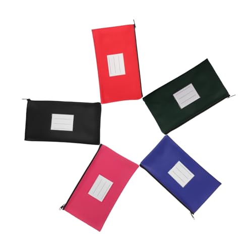 TOGEVAL 5 Stück Teiliges PU Leder Aufbewahrungsset mit Sichtfenster und Etikett Tragbare Banknoten und Dokumententaschen für Karten Belege Schreibwaren Vielseitige Organizer für Büro TOGEVAL 5 Stück Teiliges PU Leder Aufbewahrungsset mit Sichtfenster und Etikett Tragbare Banknoten und Dokumententaschen für Karten Belege Schreibwaren Vielseitige Organizer für Büro von TOGEVAL