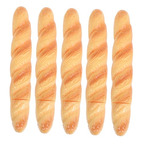 TOGEVAL 5 Stück Teiliges Realistische Brot Kugelschreiber mit Schwarzer Tinte Lustige Baguette Form Glattes Schreiben für Schule Büro und Kreative Dekoration TOGEVAL 5 Stück Teiliges Realistische Brot Kugelschreiber mit Schwarzer Tinte Lustige Baguette Form Glattes Schreiben für Schule Büro und Kreative Dekoration von TOGEVAL