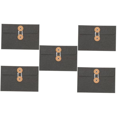 TOGEVAL 5 Stück Teiliges Vintage Kraftpapier Umschlag mit Praktischem Seilverschluss Kreative Aufbewahrungstaschen für Bürodateien für Postkarten Einladungen und Dokumente TOGEVAL 5 Stück Teiliges Vintage Kraftpapier Umschlag mit Praktischem Seilverschluss Kreative Aufbewahrungstaschen für Bürodateien für Postkarten Einladungen und Dokumente von TOGEVAL