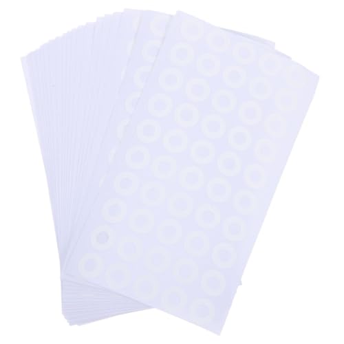 TOGEVAL 50 Blatt Lochverstärker Aufkleber Selbstklebende PVC Verstärkungsringe Langlebig und Reißfest für Schnellhefter Lose Papier Kalender und Bürodateien TOGEVAL 50 Blatt Lochverstärker Aufkleber Selbstklebende PVC Verstärkungsringe Langlebig und Reißfest für Schnellhefter Lose Papier Kalender und Bürodateien von TOGEVAL