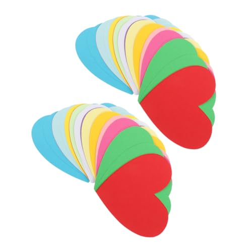 TOGEVAL 50 Stück Bunte Herz Papierausschnitte für Klassenzimmer Deko für Pinnwände Karten Home Dekoration und Kreative Bastelideen für und Feiern TOGEVAL 50 Stück Bunte Herz Papierausschnitte für Klassenzimmer Deko für Pinnwände Karten Home Dekoration und Kreative Bastelideen für und Feiern von TOGEVAL