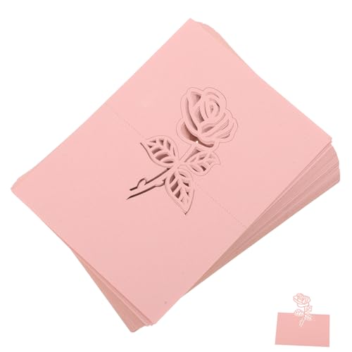 TOGEVAL 50 Stück Perlrosa Hochzeit Tischkarten mit Rosenmuster Hohlraum Design Glatte Oberfläche für Einfache Beschriftung Vielseitig Einsetzbar bei Empfang Bankett und Festlichkeiten TOGEVAL 50 Stück Perlrosa Hochzeit Tischkarten mit Rosenmuster Hohlraum Design Glatte Oberfläche für Einfache Beschriftung Vielseitig Einsetzbar bei Empfang Bankett und Festlichkeiten von TOGEVAL