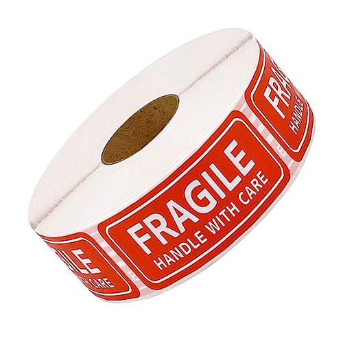 TOGEVAL 500 Stück Fragile Aufkleber Selbstklebende Warnetiketten für Sicheres Verpacken und Versand Handhabungshinweise für Zerbrechliche für Professionelle Versandlösungen TOGEVAL 500 Stück Fragile Aufkleber Selbstklebende Warnetiketten für Sicheres Verpacken und Versand Handhabungshinweise für Zerbrechliche für Professionelle Versandlösungen von TOGEVAL