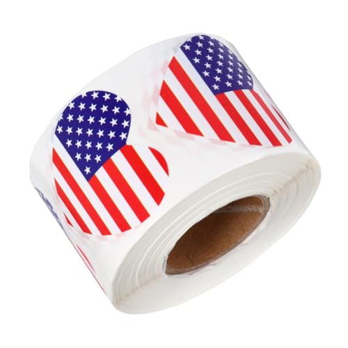 TOGEVAL 500 Stück Herzförmige Selbstklebende Nationalflagge Aufkleber Rolle für Umschlag Dekoration Party Hochzeit Geschenkverpackung Deko TOGEVAL 500 Stück Herzförmige Selbstklebende Nationalflagge Aufkleber Rolle für Umschlag Dekoration Party Hochzeit Geschenkverpackung Deko von TOGEVAL