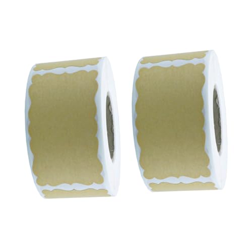 TOGEVAL 500 Stück Kraftpapier Etiketten Aufkleber Selbstklebend Blanko Label Sticker für Geschenkverpackung Partys Vorratsdosen DIY Geschenkaufkleber Vielseitig Einsetzbar TOGEVAL 500 Stück Kraftpapier Etiketten Aufkleber Selbstklebend Blanko Label Sticker für Geschenkverpackung Partys Vorratsdosen DIY Geschenkaufkleber Vielseitig Einsetzbar von TOGEVAL