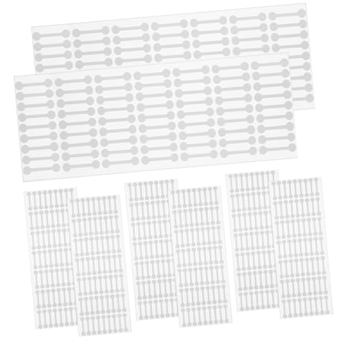 TOGEVAL 500 Stück Selbstklebende Sicherheitsaufkleber Tamper Evident Siegel für Verpackungen Langlebige PVC Folie für Kosmetik und Schönheitsprodukte Vielseitig Einsetzbar und Einfach von TOGEVAL
