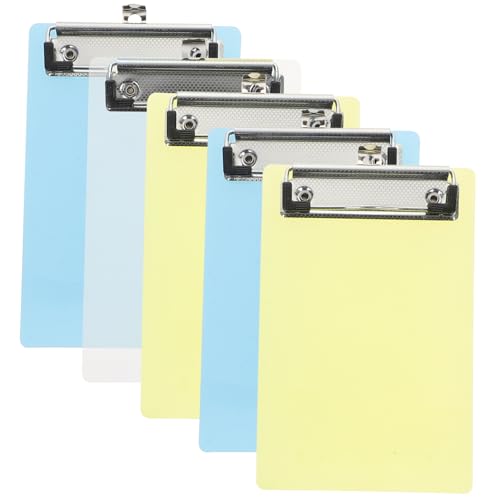 TOGEVAL 5Packung Mini Klemmbretter aus Klemmbretter mit Stabilem Clip für Lehrer Restaurants und Bürobedarf Zufällige Kratzfest TOGEVAL 5Packung Mini Klemmbretter aus Klemmbretter mit Stabilem Clip für Lehrer Restaurants und Bürobedarf Zufällige Kratzfest von TOGEVAL