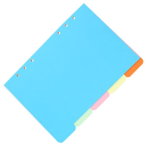 TOGEVAL 5Stücke Nachfüllpapier Farbige Trennblätter für Organizer Langlebige Karteikarten für Schule und Büro System Pastellfarben TOGEVAL 5Stücke Nachfüllpapier Farbige Trennblätter für Organizer Langlebige Karteikarten für Schule und Büro System Pastellfarben von TOGEVAL