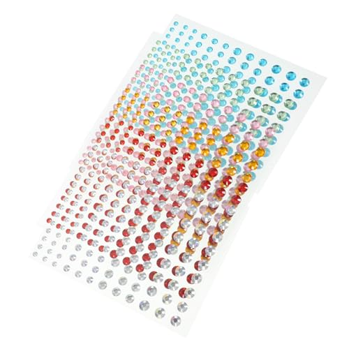 TOGEVAL 6 Blätter Selbstklebende Strasssteine für Gesicht Verschiedenen Farben Weiß Ab Blau Gelb Grün Rot für DIY Kunsthandwerk und Festivals Glitzernde Dekoration für Besondere Anlässe TOGEVAL 6 Blätter Selbstklebende Strasssteine für Gesicht Verschiedenen Farben Weiß Ab Blau Gelb Grün Rot für DIY Kunsthandwerk und Festivals Glitzernde Dekoration für Besondere Anlässe von TOGEVAL