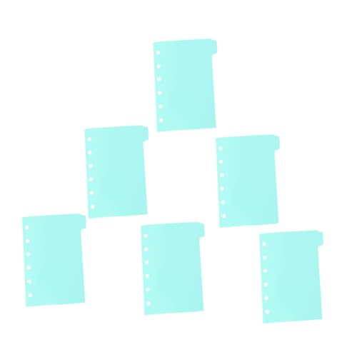 TOGEVAL 6 Blatt Register Trennblätter Robuste PP Trennseiten für Ringordner Beschriftbar Vielseitig für Notizbücher Planer Budget Binder Minimalistisches Design TOGEVAL 6 Blatt Register Trennblätter Robuste PP Trennseiten für Ringordner Beschriftbar Vielseitig für Notizbücher Planer Budget Binder Minimalistisches Design von TOGEVAL