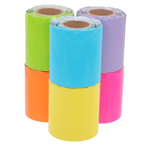 TOGEVAL 6 Rollen Dekorative Pinnwand Randverzierung Wasserdichte Bordüre für Schwarze Bretter und Klassenzimmer Selbstklebend für und Wände TOGEVAL 6 Rollen Dekorative Pinnwand Randverzierung Wasserdichte Bordüre für Schwarze Bretter und Klassenzimmer Selbstklebend für und Wände von TOGEVAL