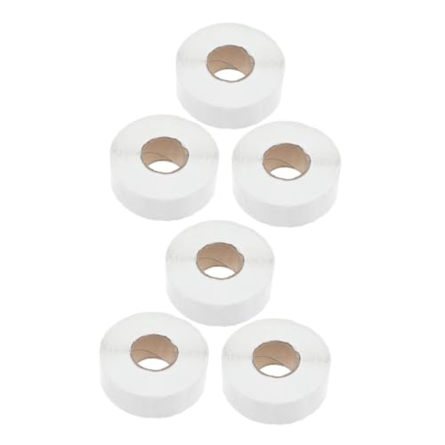 TOGEVAL 6 Rollen Selbstklebende Runde Aufkleber und Weiß für Büro Einzelhandel Zuhause Schule und pro Rolle Vielseitige Anwendung TOGEVAL 6 Rollen Selbstklebende Runde Aufkleber und Weiß für Büro Einzelhandel Zuhause Schule und pro Rolle Vielseitige Anwendung von TOGEVAL