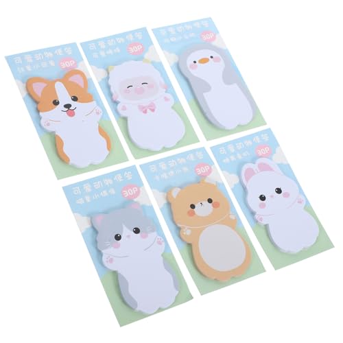 TOGEVAL 6 Sätze Niedliche Cartoon Haftnotizen Selbstklebend Kleine Memo Pads für Schule Büro Zuhause Starke Haftung Vielseitig Verwendbare Notizblöcke zum Markieren und Erinnern Handlich TOGEVAL 6 Sätze Niedliche Cartoon Haftnotizen Selbstklebend Kleine Memo Pads für Schule Büro Zuhause Starke Haftung Vielseitig Verwendbare Notizblöcke zum Markieren und Erinnern Handlich von TOGEVAL