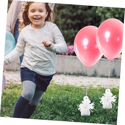 TOGEVAL 6 Stück Ballonbeschwerer Weiß Vielseitige Ballongewichte für Helium Latexballons Wiederverwendbar für Hochzeit Geburtstag und Partydekoration TOGEVAL 6 Stück Ballonbeschwerer Weiß Vielseitige Ballongewichte für Helium Latexballons Wiederverwendbar für Hochzeit Geburtstag und Partydekoration von TOGEVAL