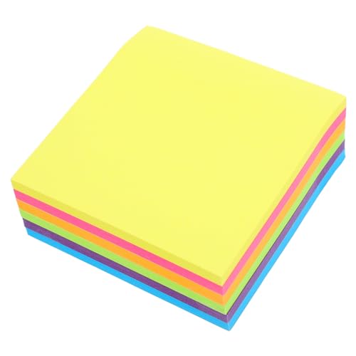 TOGEVAL 6 Stück Fluoreszierende Haftnotizen Bunte Klebezettel mit Starkem Kleber Selbstklebende Notizzettel für Schule Büro und Zuhause für Schüler und Lehrer Lesbare Auffällige Memo Pads TOGEVAL 6 Stück Fluoreszierende Haftnotizen Bunte Klebezettel mit Starkem Kleber Selbstklebende Notizzettel für Schule Büro und Zuhause für Schüler und Lehrer Lesbare Auffällige Memo Pads von TOGEVAL
