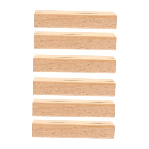 TOGEVAL 6 Stück Holz Kartenhalter Tischständer Postkartenhalter Retro Holzständer Schilder für Büro Hochzeit Party Dekorative Erinnerung Fotohalter aus Hochwertigem Holz TOGEVAL 6 Stück Holz Kartenhalter Tischständer Postkartenhalter Retro Holzständer Schilder für Büro Hochzeit Party Dekorative Erinnerung Fotohalter aus Hochwertigem Holz von TOGEVAL