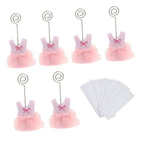 TOGEVAL 6 Stück Namenskartenhalter in Rosa für Babyshowerparty Mädchen Tischdekoration Tischkartenhalter Niedliche Party Deko TOGEVAL 6 Stück Namenskartenhalter in Rosa für Babyshowerparty Mädchen Tischdekoration Tischkartenhalter Niedliche Party Deko von TOGEVAL