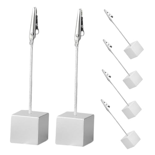 TOGEVAL 6 Stück Quadratische Metall notizhalter mit Stabilem Resinfuß Vielseitige Fotoclips für Tischkarten Memo Bildhalter Platzsparend für Büro Zuhause und Partydekoration TOGEVAL 6 Stück Quadratische Metall notizhalter mit Stabilem Resinfuß Vielseitige Fotoclips für Tischkarten Memo Bildhalter Platzsparend für Büro Zuhause und Partydekoration von TOGEVAL