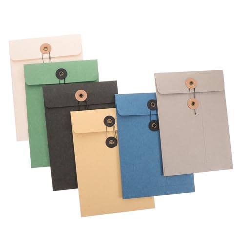 TOGEVAL 6 Stück Teiliges Dokumententaschen aus Dickem Kraftpapier mit Schnurverschluss Vielseitige Aufbewahrungstaschen für Dokumente Belege Rechnungen und Bürobedarf Praktische Organizer TOGEVAL 6 Stück Teiliges Dokumententaschen aus Dickem Kraftpapier mit Schnurverschluss Vielseitige Aufbewahrungstaschen für Dokumente Belege Rechnungen und Bürobedarf Praktische Organizer von TOGEVAL