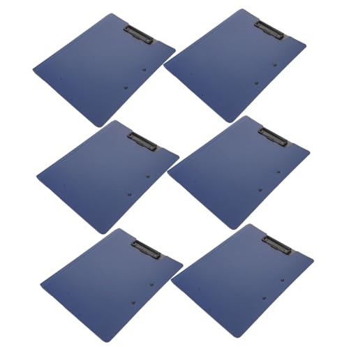 TOGEVAL 6 Stück Teiliges Klemmbrett aus Multifunktionaler Dokumentenhalter mit Horizontalem und Vertikalem Schreibmodus Leichter Mobiler Aktenordner für Büro Meetings und Professionelle TOGEVAL 6 Stück Teiliges Klemmbrett aus Multifunktionaler Dokumentenhalter mit Horizontalem und Vertikalem Schreibmodus Leichter Mobiler Aktenordner für Büro Meetings und Professionelle von TOGEVAL