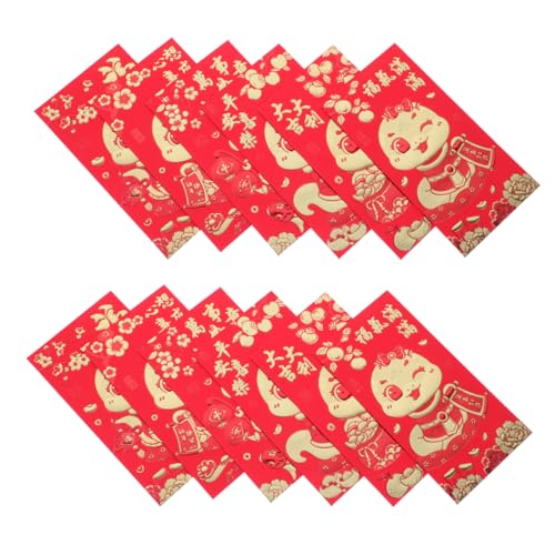 TOGEVAL 60 Stück Chinesische Neujahrsumschläge Jahr Schlange Hongbao Glücksgeldumschläge Niedliche Umschläge für Geld Frühlingsfest Dekorationen TOGEVAL 60 Stück Chinesische Neujahrsumschläge Jahr Schlange Hongbao Glücksgeldumschläge Niedliche Umschläge für Geld Frühlingsfest Dekorationen von TOGEVAL