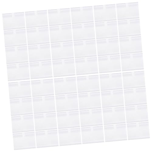 TOGEVAL 60 Stück Teiliges Etikettenhalter aus Robustem Kunststoff Transparenter Preisschildhalter für Supermarkt Lager und Büro Installieren Schützt Innenschilder vor Beschädigung TOGEVAL 60 Stück Teiliges Etikettenhalter aus Robustem Kunststoff Transparenter Preisschildhalter für Supermarkt Lager und Büro Installieren Schützt Innenschilder vor Beschädigung von TOGEVAL