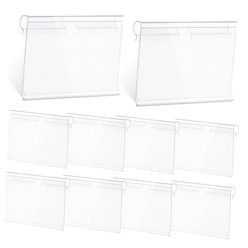 TOGEVAL 60 Stück Transparente PVC Preisschildhalter mit Elastischem Clip Langlebig und Einfach Anzubringen für Supermarktregale Einzelhandel und Büro zur Klaren Produktkennzeichnung TOGEVAL 60 Stück Transparente PVC Preisschildhalter mit Elastischem Clip Langlebig und Einfach Anzubringen für Supermarktregale Einzelhandel und Büro zur Klaren Produktkennzeichnung von TOGEVAL