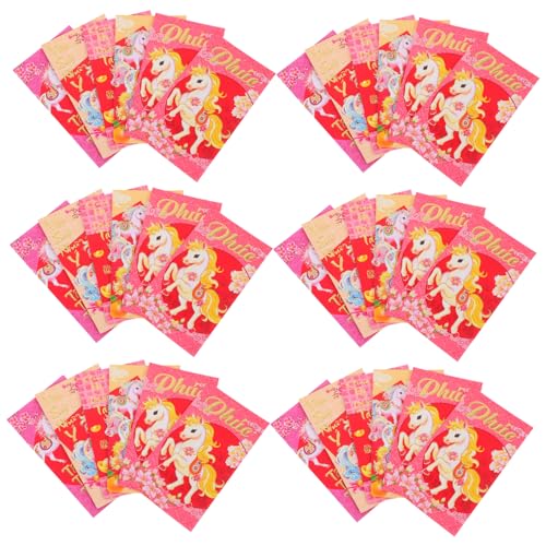 TOGEVAL 60 Stück Vietnamesische Neujahrsrotumschläge Jahr Des Pferdes Traditionelle Chinesisch Vietnamesische Lunar Year Envelopes aus Papier Langlebig mit Authentischem Design für TOGEVAL 60 Stück Vietnamesische Neujahrsrotumschläge Jahr Des Pferdes Traditionelle Chinesisch Vietnamesische Lunar Year Envelopes aus Papier Langlebig mit Authentischem Design für von TOGEVAL
