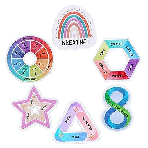 TOGEVAL 6stücke Sensorische Aufkleber Für Schreibtisch Mit Rauhen Textur Bunte Beruhigende Sticker Wiederverwendbar Für Handyhüllen Computer Notebooks TOGEVAL 6stücke Sensorische Aufkleber Für Schreibtisch Mit Rauhen Textur Bunte Beruhigende Sticker Wiederverwendbar Für Handyhüllen Computer Notebooks von TOGEVAL