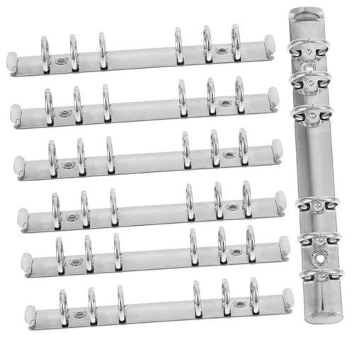 TOGEVAL 7 Stück Teiliges Notizbuch Bindeset Metallringmechanismus für Lose Stabiles DIY Ringbuch Zubehör Geeignet für Planer Schüler und Lehrer TOGEVAL 7 Stück Teiliges Notizbuch Bindeset Metallringmechanismus für Lose Stabiles DIY Ringbuch Zubehör Geeignet für Planer Schüler und Lehrer von TOGEVAL