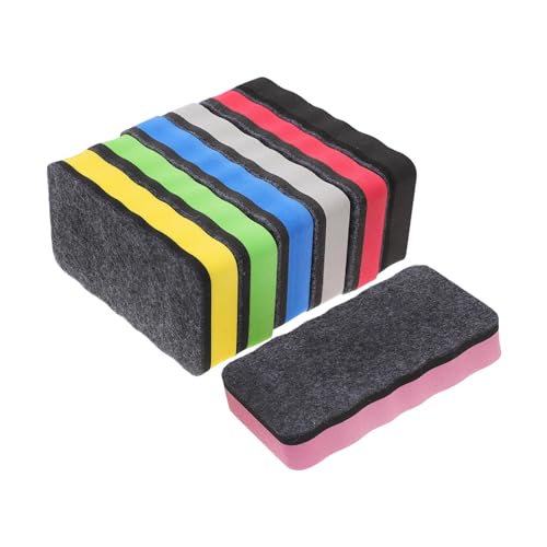 TOGEVAL 7 Stück Teiliges Whiteboard Radiergummi aus Wiederverwendbarem Filz für Büro und Klassenzimmer Farbige Kleine Trockene Tafellöscher Staubarme Reinigung Praktische Schreibtafel TOGEVAL 7 Stück Teiliges Whiteboard Radiergummi aus Wiederverwendbarem Filz für Büro und Klassenzimmer Farbige Kleine Trockene Tafellöscher Staubarme Reinigung Praktische Schreibtafel von TOGEVAL
