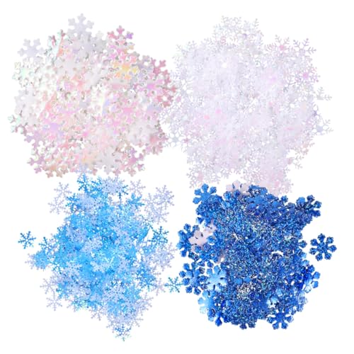 TOGEVAL 700 Stück Teiliges Schneeflocken Konfetti Weihnachten Streudeko Weiß Blau Plastikparty Dekoration für Fest Hochzeit Winter Feier TOGEVAL 700 Stück Teiliges Schneeflocken Konfetti Weihnachten Streudeko Weiß Blau Plastikparty Dekoration für Fest Hochzeit Winter Feier von TOGEVAL