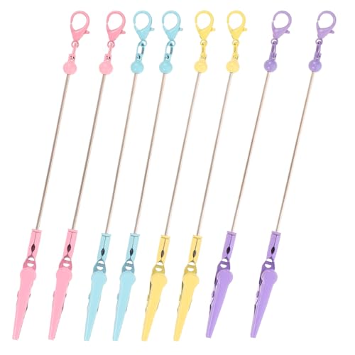 TOGEVAL 8 Memo-clips: Karabinerschnalle, Krokodilklemme, Diy-tischnummernhalter – Mini-foto- -klammern Für Hochzeitsfeiern, Geburtstage, Präsentationskarten von TOGEVAL