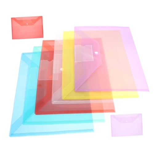 TOGEVAL 8 Stück Dokumentenmappe Teilig Praktische Kunststoff Ordner mit Druckknopf Große Kapazität für Dokumente für Büro Schule und Zuhause TOGEVAL 8 Stück Dokumentenmappe Teilig Praktische Kunststoff Ordner mit Druckknopf Große Kapazität für Dokumente für Büro Schule und Zuhause von TOGEVAL